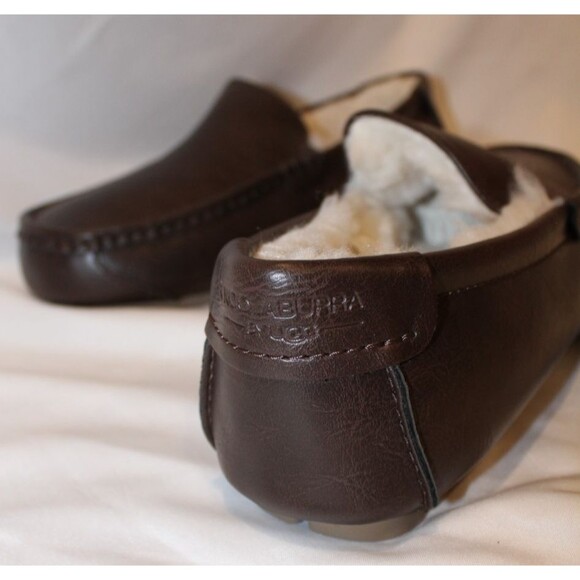 Koolaburra By Ugg Men's Tipton Smooth Slippers BROWN NIB - Picture 5 of 6